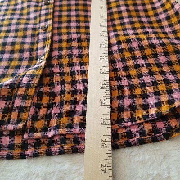 Old Navy Flannel Top The Classic Shirt Womens Size Small - Picture 6 of 8